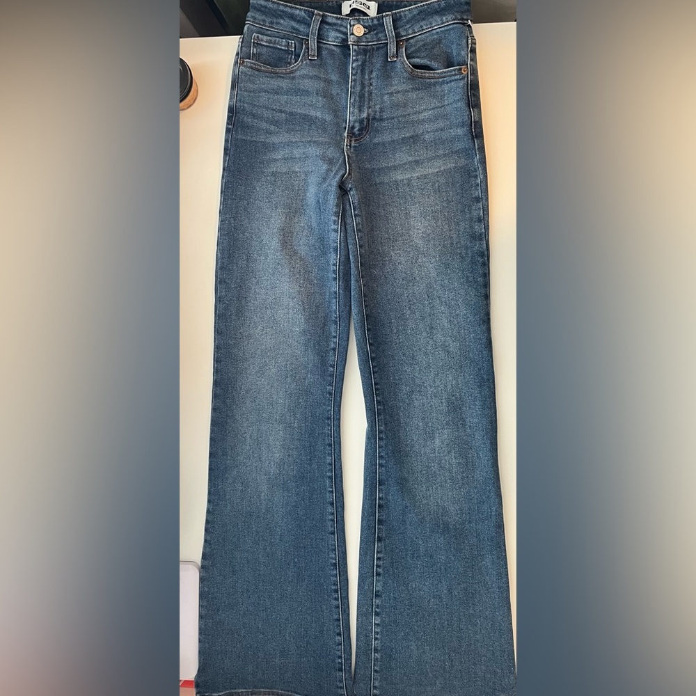 RSQ Womens High Rise Flare Jeans Size 25 Medium Wash